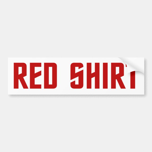 Roter Shirt-Autoaufkleber Autoaufkleber (Vorne)