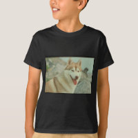 Roter sibirischer Husky