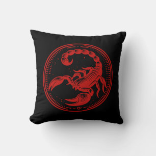 Roter Skorpion Astrologie Sternzeichen Skorpion Kissen
