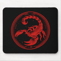 Roter Skorpion Astrologie Zodiac Sign Skorpio