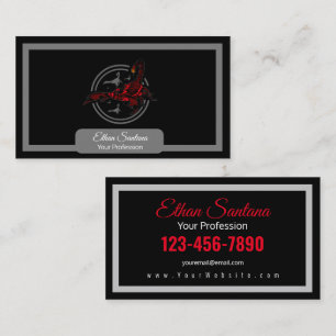 Roter Skorpion Visitenkarte