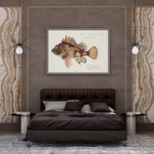 Roter Skorpion von F. E. Clarke 1874 Poster