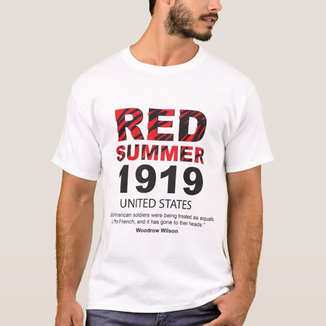Roter Sommer 1919 T-Shirt (Vorderseite)