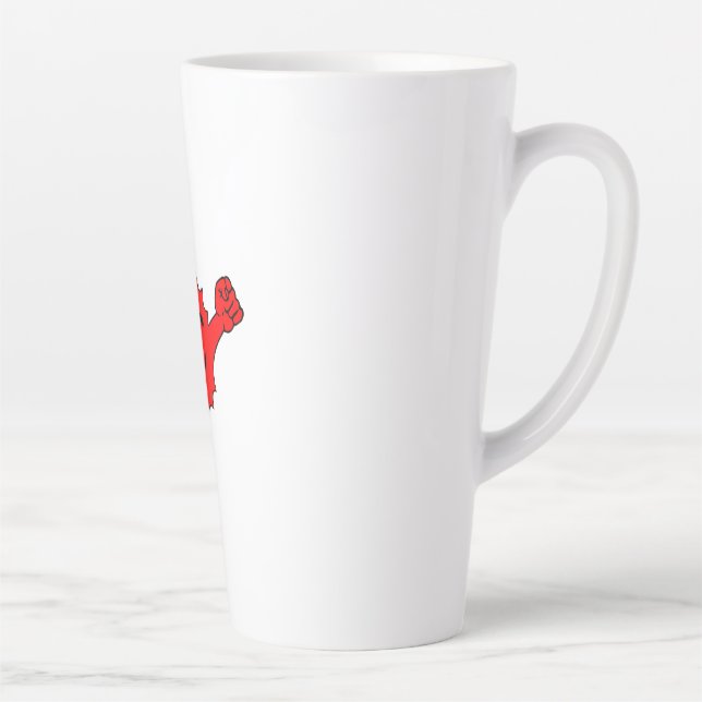 Roter Sonnenspielzeugmaskottchen Milchtasse (Rechts)