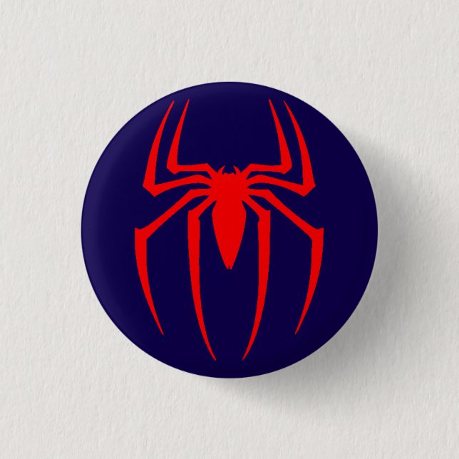 Roter Spinne Insekt-63201 Button (Vorderseite)