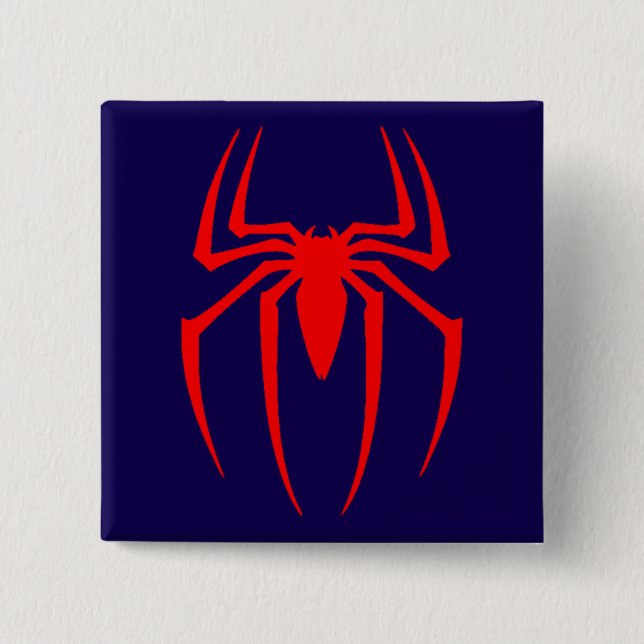 Roter Spinne Insekt-63201 Button (Vorderseite)