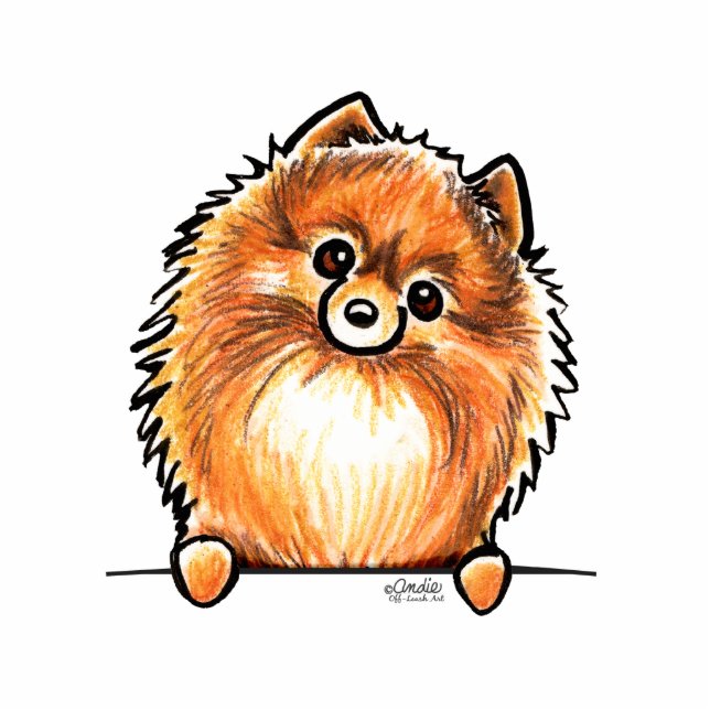 Roter Spitz hängt auf Fotoskulptur Magnet (Vorne)