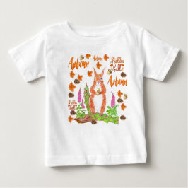 Roter Squirel Herbst/Fall Baby T-shirt