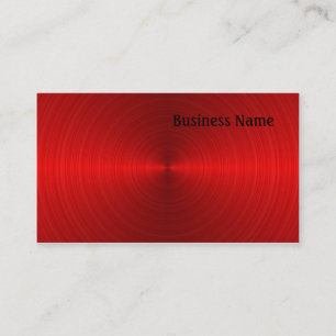 Roter Stahl Visitenkarte