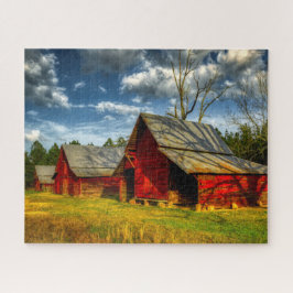 Roter Stall Puzzle