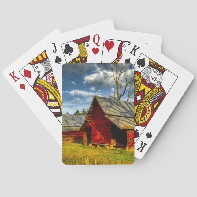 Roter Stall Spielkarten (Rückseite)