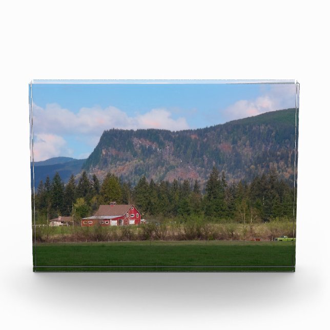 Roter Stall und Monte Enumclaw Fotoblock (Vorderseite)