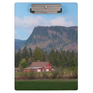 Roter Stall und Monte Enumclaw Klemmbrett