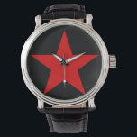 ROTER STAR ARMBANDUHR<br><div class="desc">Ein roter Stern mit fünf Spitzen und vier Säulen ist ein wichtiges Symbol, das oft mit kommunistischer Ideologie in Verbindung gebracht wird, insbesondere in Kombination mit Hammer und Sichel. Es ist weit verbreitet in Fahnen, Staat Emblemen, Denkmälern, Ziergegenständen und Logos. Der Rote Star ist auch Alexander Bogdanows Roman in der...</div>