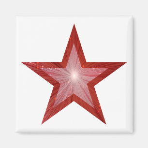 Roter Star Kühlschrankmagnet Magnet