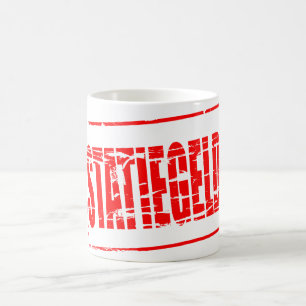 Roter Stempel Effekt Pfand Kaffeetasse