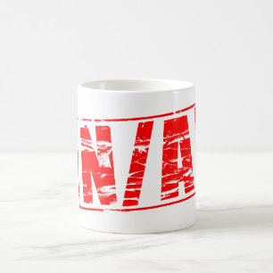 Roter Stempel N/A Nicht zutreffend. Kaffeetasse