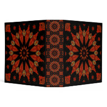 Roter Stern auf schwarz