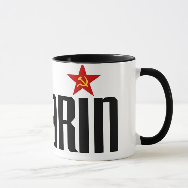 Roter Stern Gagarin Tasse (Rechts)