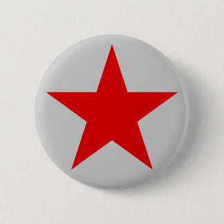 Roter Sternknopf Button