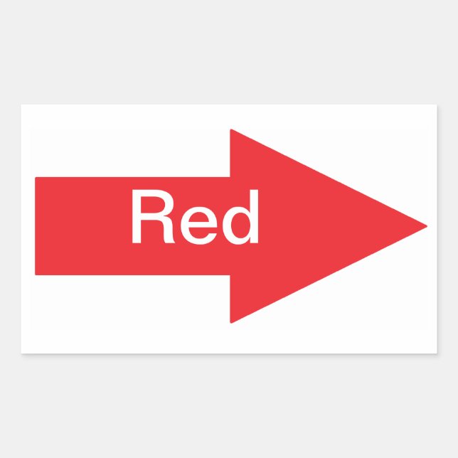 Roter Sticker (Vorderseite)