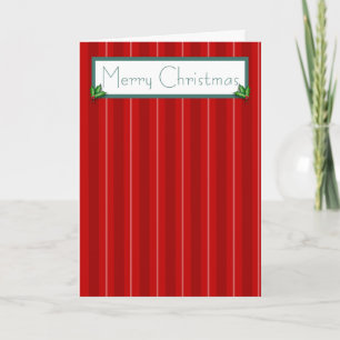 Roter Streifen frohe Weihnachten