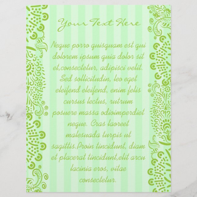 Roter Streifen Schwirbeliger Flyer (Vorne)