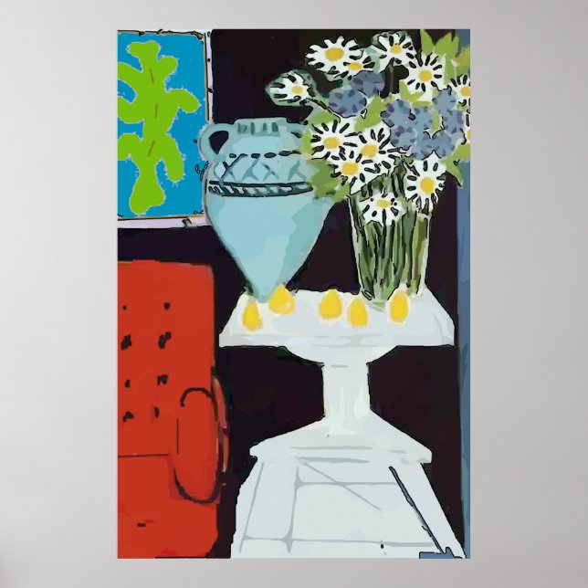 Roter Stuhl, Stil der Matisse Poster (Vorne)