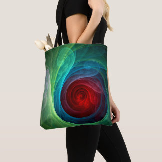 Roter Sturm Floral Modernes Abstraktes Kunstfarbmu