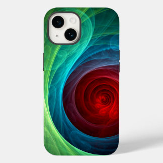 Roter Sturm Floral Modernes Abstraktes Kunstfarbmu Case-Mate iPhone 14 Hülle
