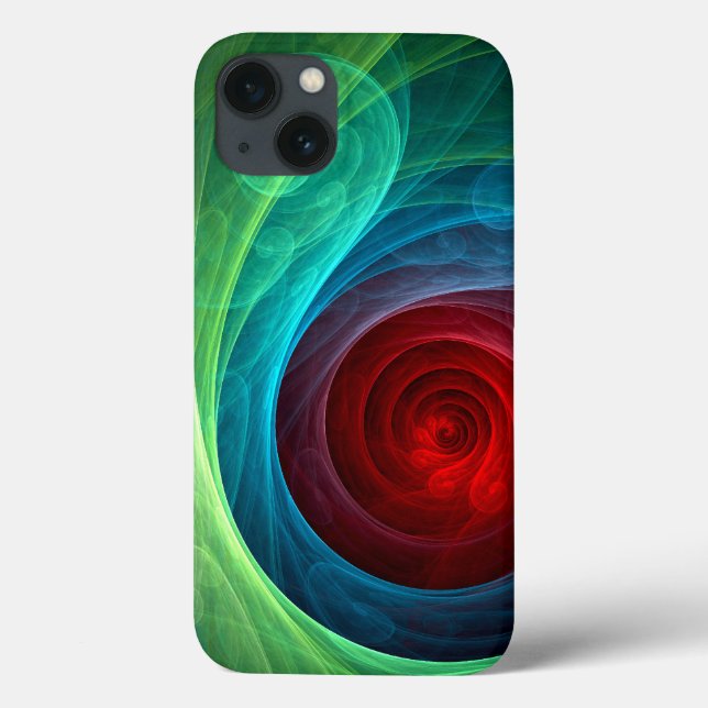 Roter Sturm Floral Modernes Abstraktes Kunstfarbmu Case-Mate iPhone Hülle (Rückseite)