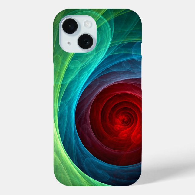 Roter Sturm Floral Modernes Abstraktes Kunstfarbmu Case-Mate iPhone Hülle (Rückseite)