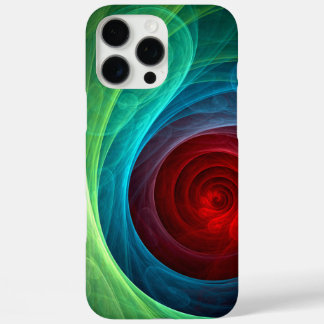 Roter Sturm Floral Modernes Abstraktes Kunstfarbmu iPhone 16 Pro Max Hülle