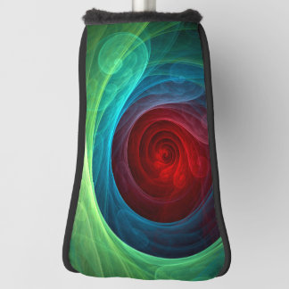 Roter Sturm Floral Modernes Abstraktes Kunstfarbmu Golf Headcover