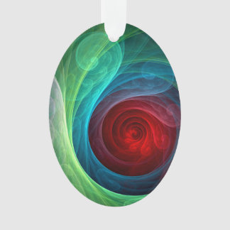 Roter Sturm Floral Modernes Abstraktes Kunstfarbmu Ornament