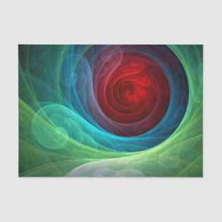 Roter Sturm Floral Modernes Abstraktes Kunstfarbmu Seidenpapier