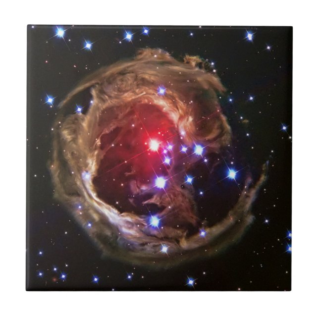 Roter Supergiant Stern V838 Monocerotis Fliese (Vorderseite)