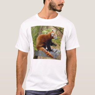 Roter T - Shirt Panda-037