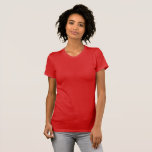 Roter T - Shirt von Frauen / Anpassen<br><div class="desc">T - Shirt für Frauen: Erstellen Sie Ihren eigenen,  benutzerdefinierten T - Shirt mit Text. Leichte Einstellungen (Design bearbeiten) durch das Hinzufügen von mehr Text,  Hintergrundfarben oder mehr Bildern.</div>