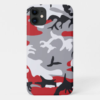 Roter Tarnung kaum There™ iPod Touch-Kasten iPhone 11 Hülle