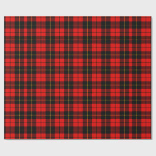 Roter Tartan-kariertes Geschenk-Verpackungs-Papier Geschenkpapier