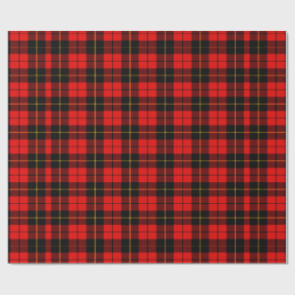 Roter Tartan-kariertes Geschenk-Verpackungs-Papier Geschenkpapier