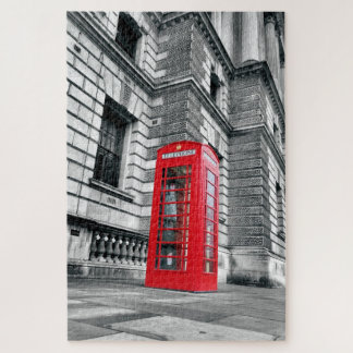 Roter Telefon-Kasten Londons - 20x30 - 1014 PC. Puzzle