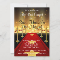 Roter Teppich Hollywood Bat Mitzvah Geburtstag