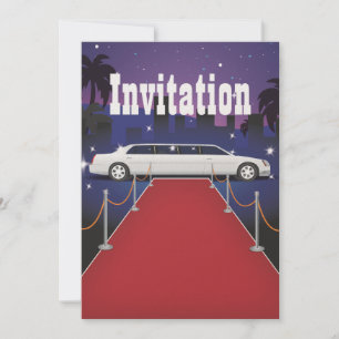 Roter-Teppich-Prominenten-Limo Einladung