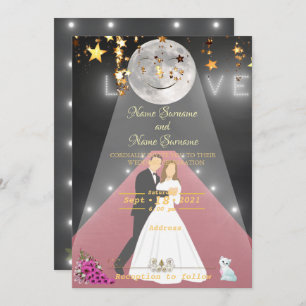 Roter Teppichboden Einladung