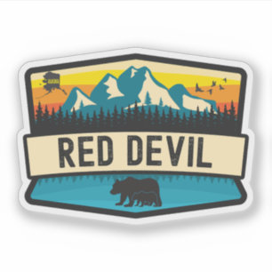 Roter Teufel, Alaska Aufkleber