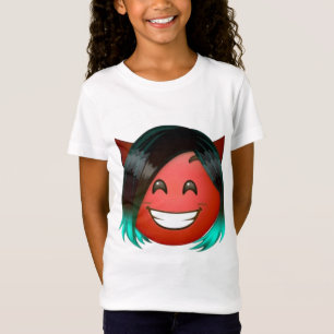 Roter Teufel-Emoji T-Shirt