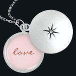 Roter Text der Liebe Medaillon<br><div class="desc">Roter Text der Liebe</div>