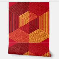 Roter texturierter 3D-Effekt "Ratti_Creative_Arts"